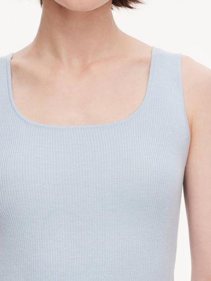 Square Neck Women Knit Tank Top