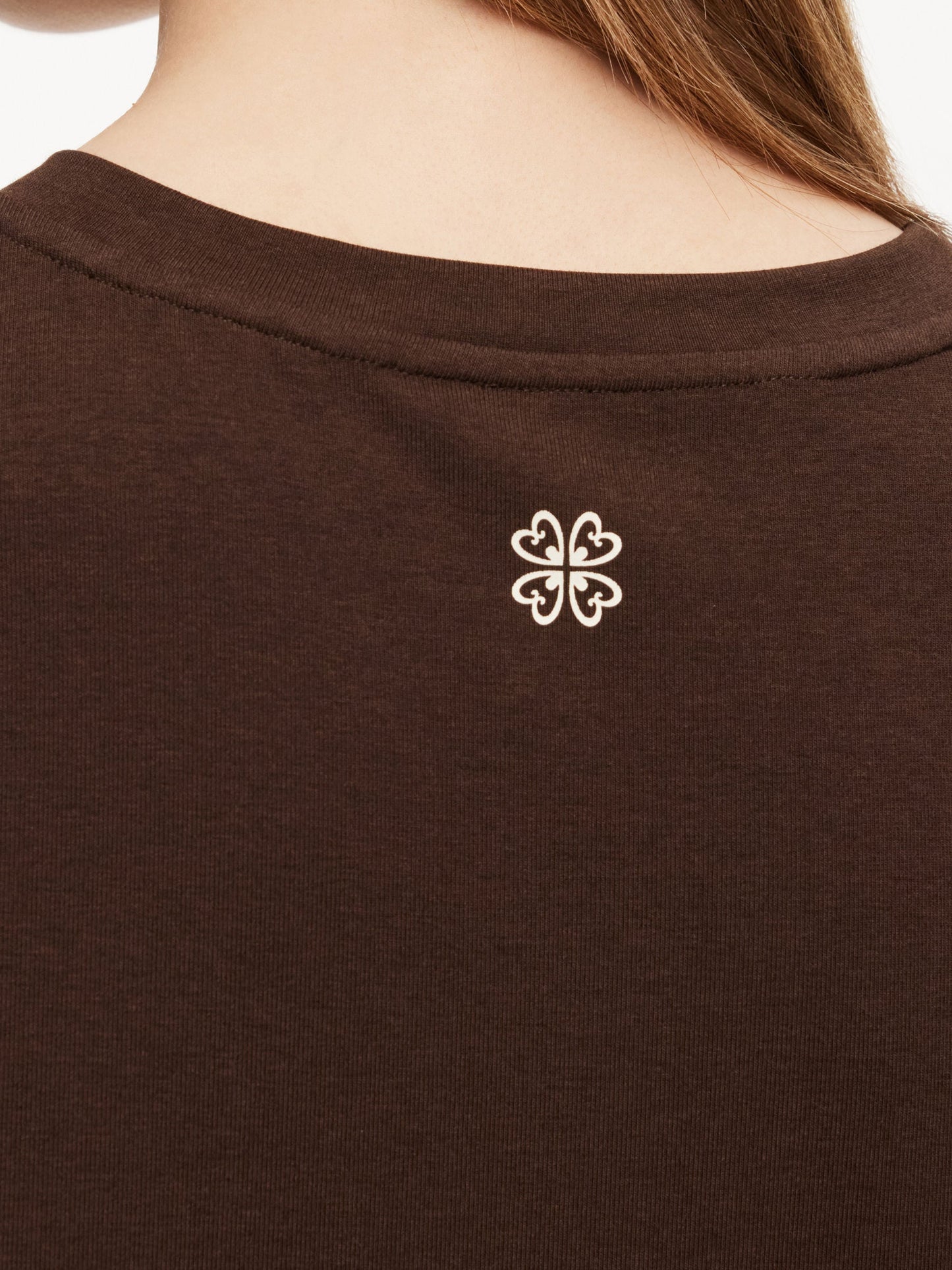 Round Neck Women Long T-Shirt With Crossbody Bag