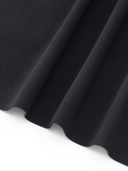 Two-pack (Black & White) Modal Round Neck Unisex T-Shirt