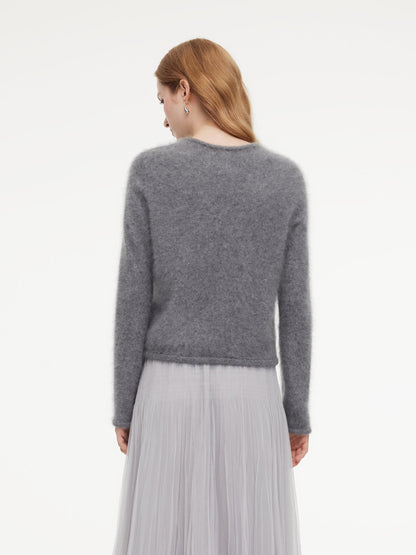 [Preview] 100% Brushed Cashmere Women Cardigan