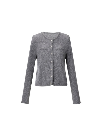 [Preview] 100% Brushed Cashmere Women Cardigan