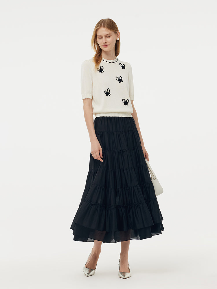 Tencel Butterfly Women Knit Top