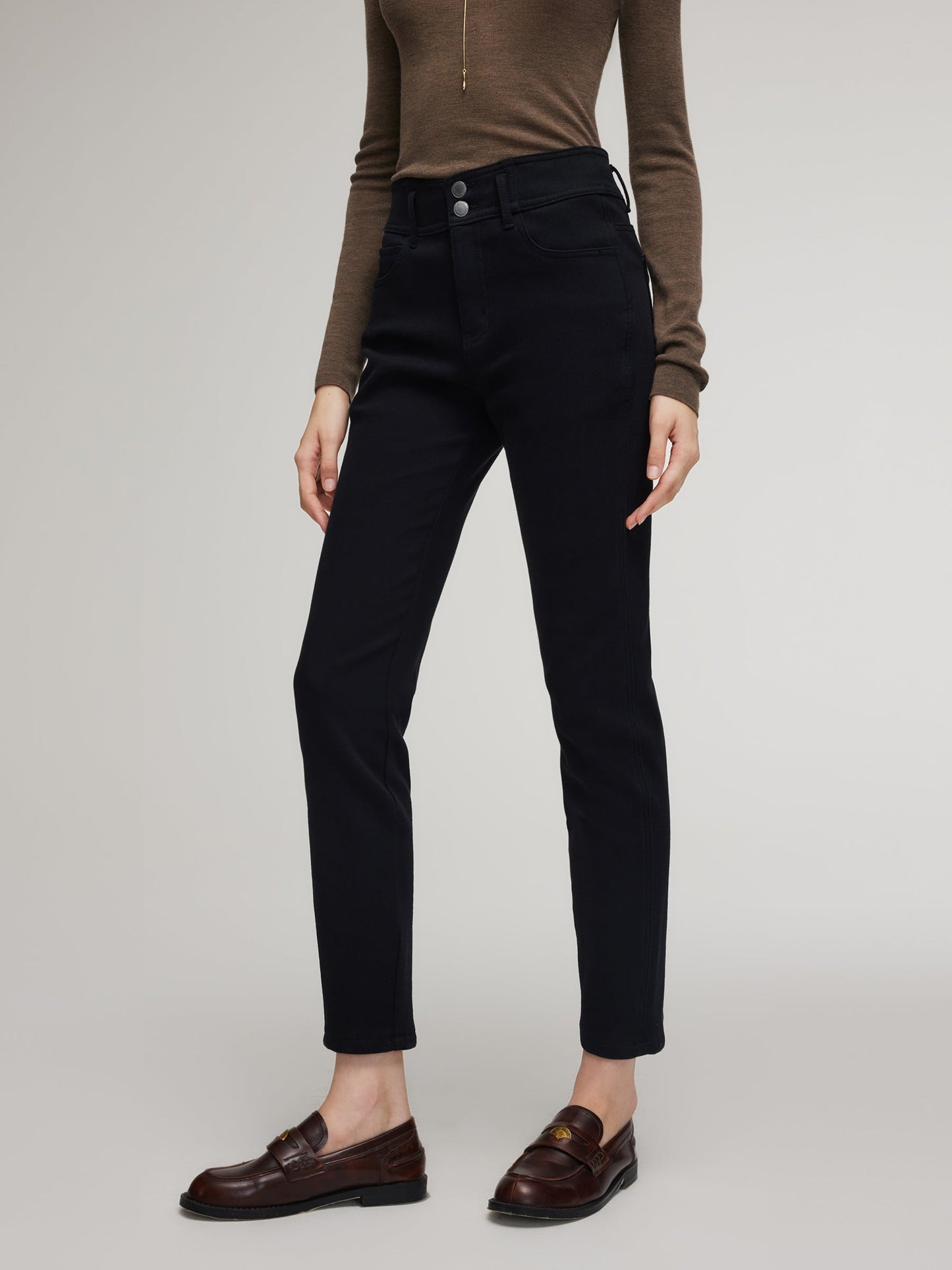 Denim Fleece Lined Women Skinny Jeans