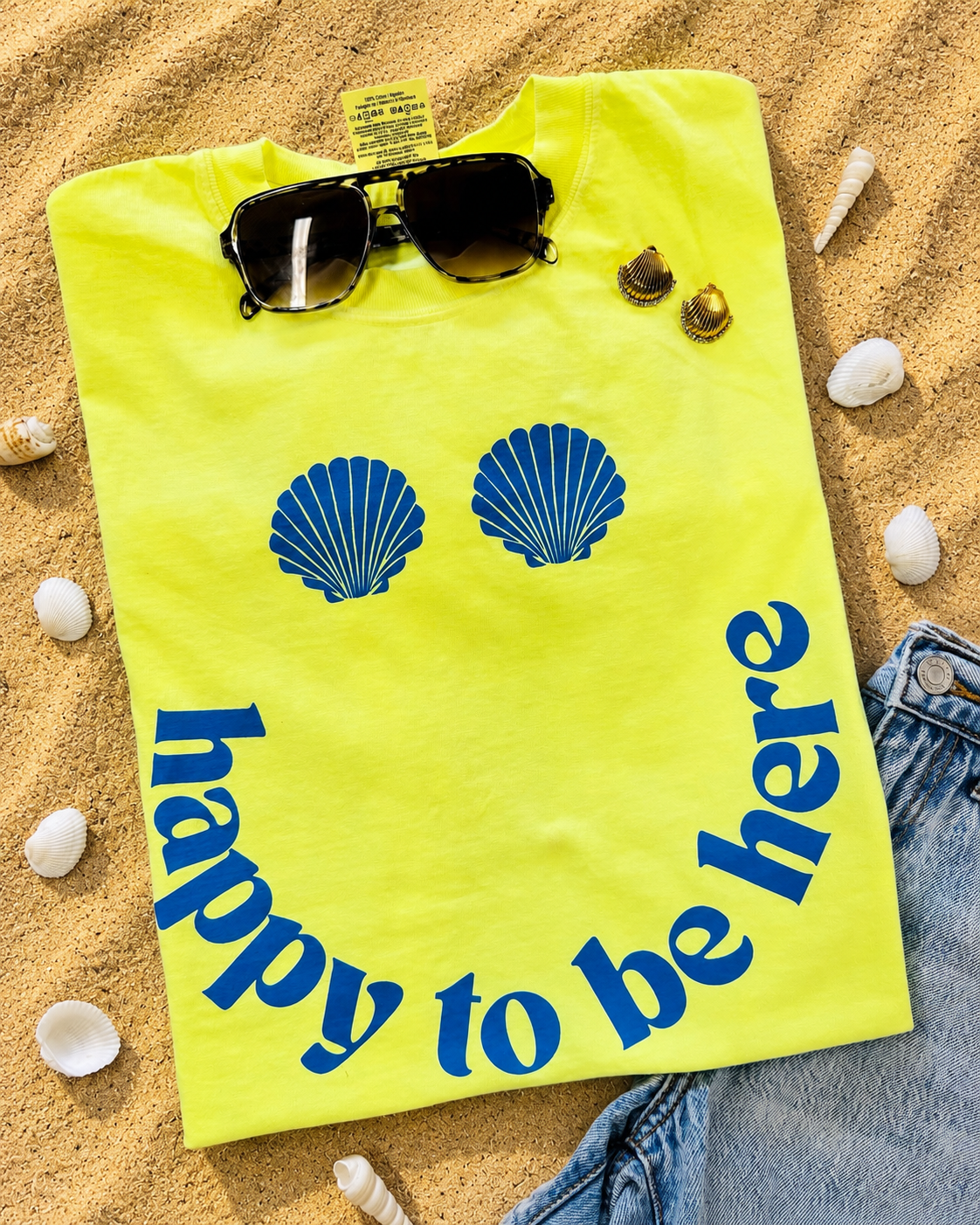 RTS Happy To Be Here Shells Tee
