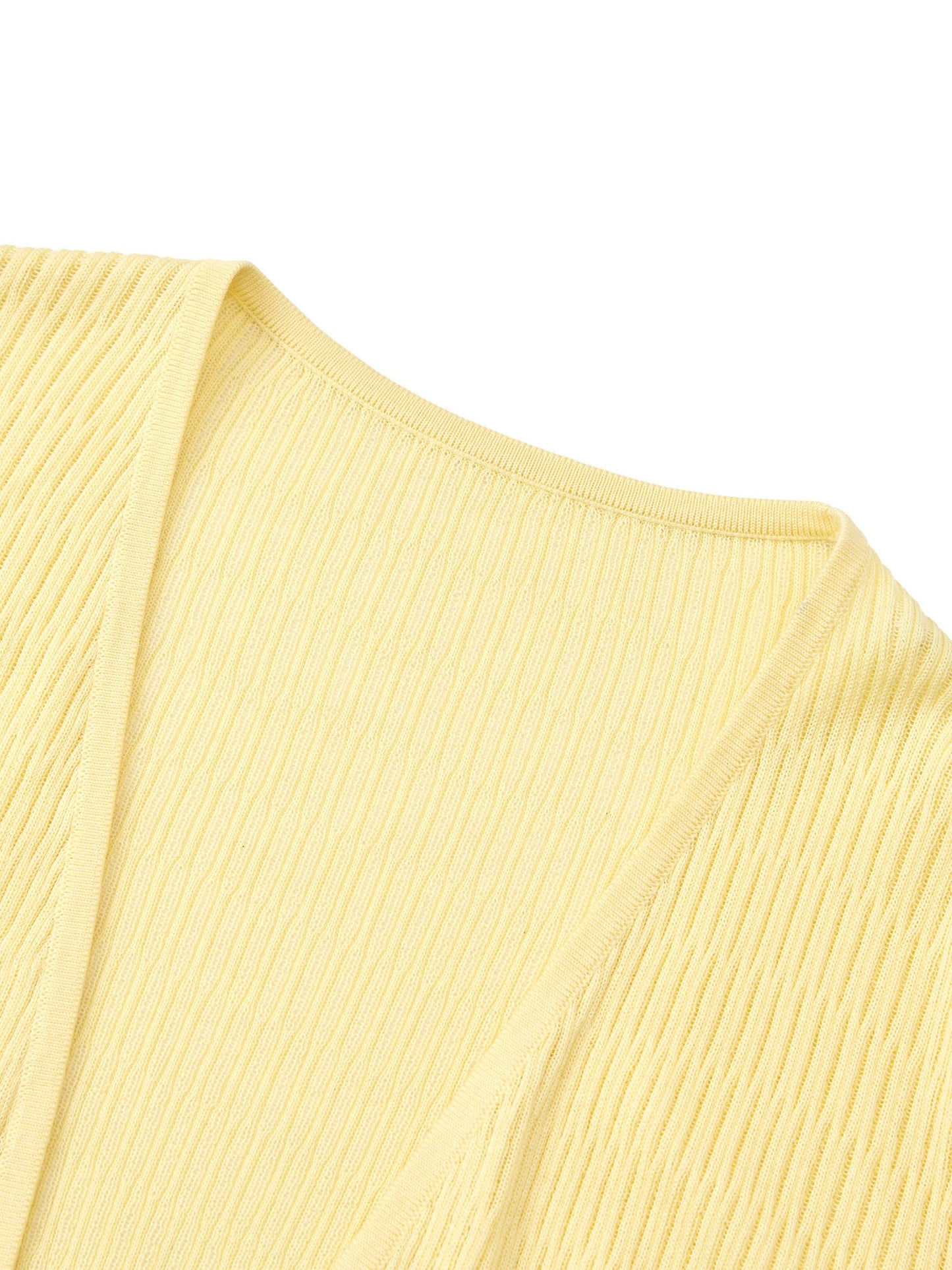 Cotton Lemon Print Strap Dress And Cardigan Two-Piece Set