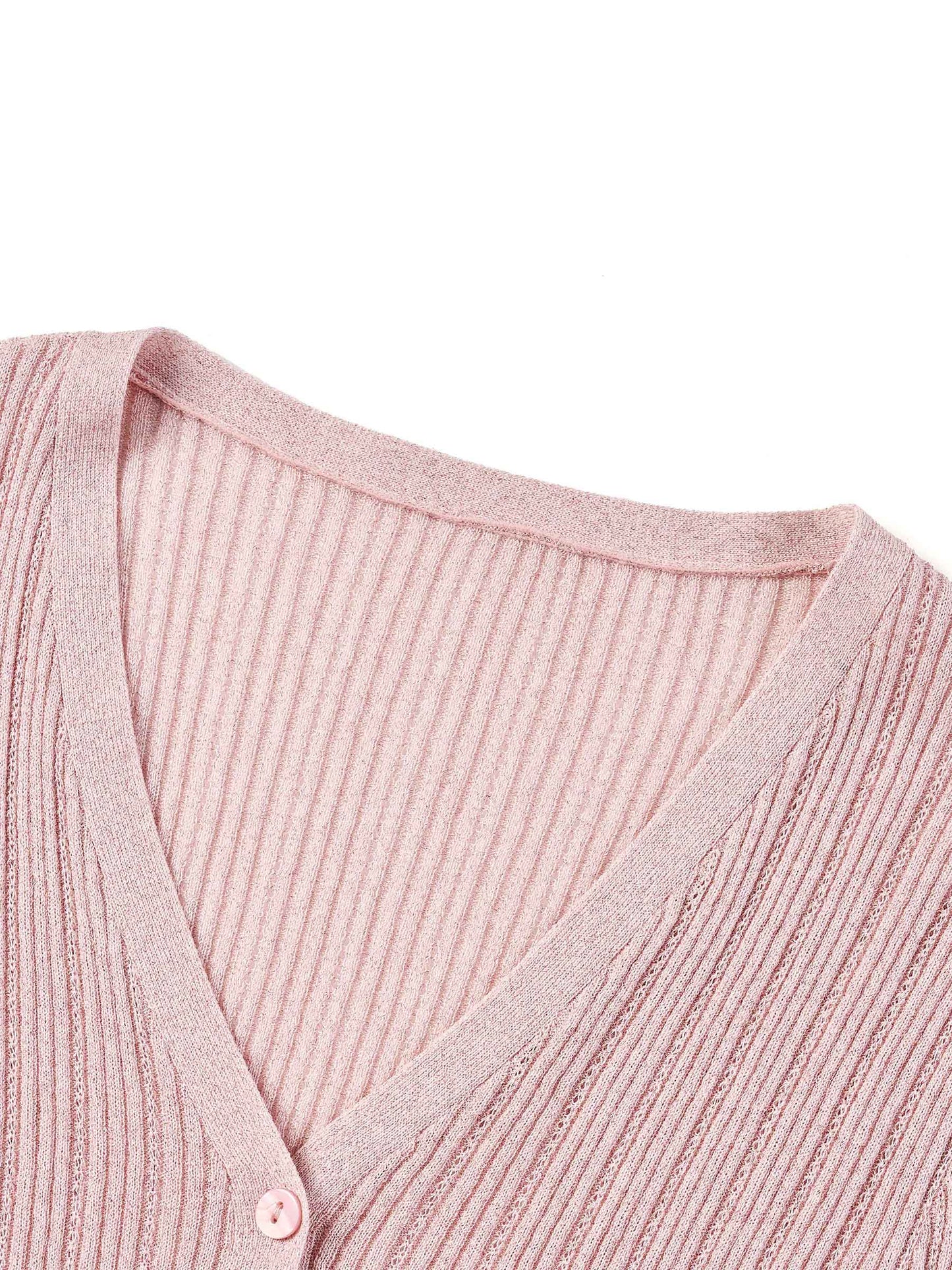 Tencel Wool Blend V-Neck Women Cardigan