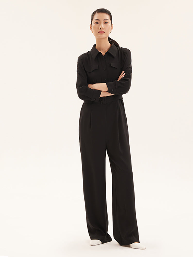 Triacetate Street-Style Women Jumpsuit