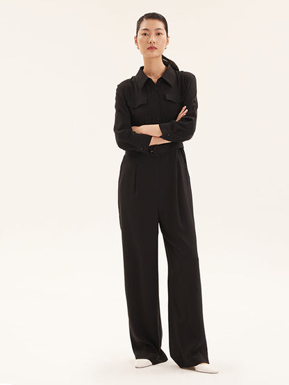 Triacetate Street-Style Women Jumpsuit