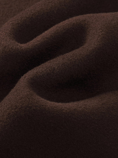 100% Wool Double-Faced Women Wrap Overcoat