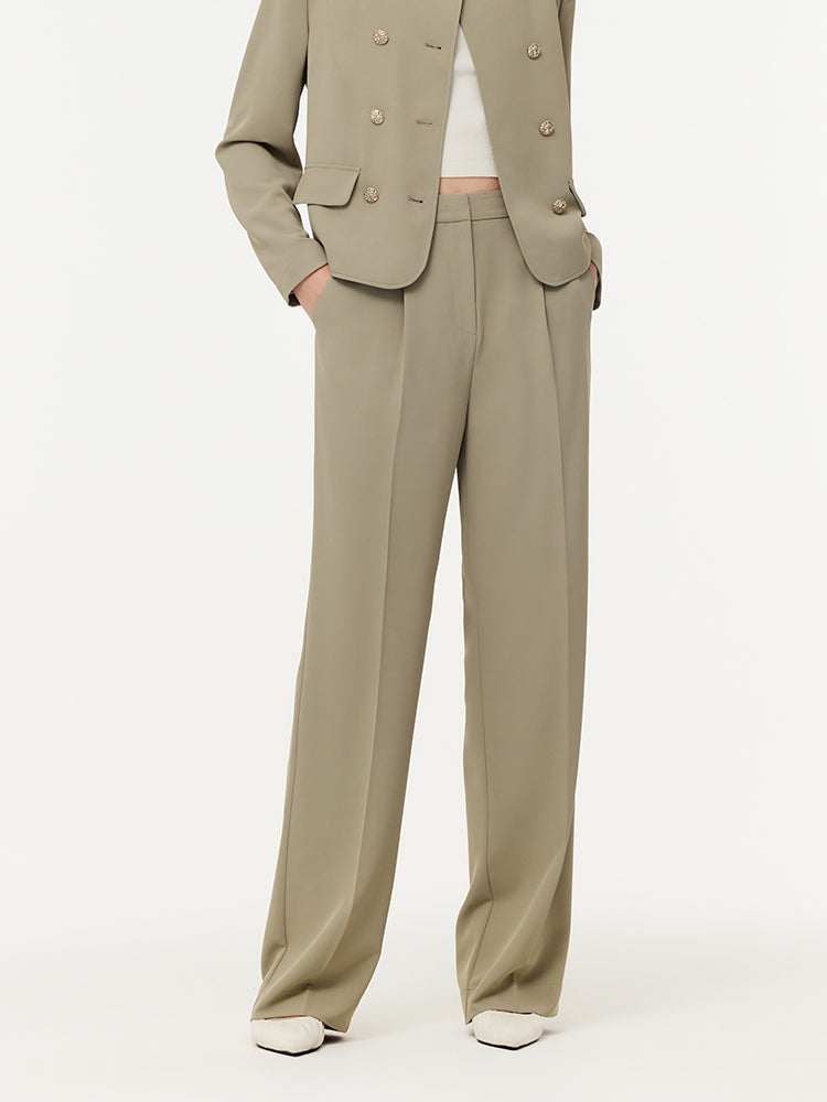 Stretch Adjustable Waist Women Pants