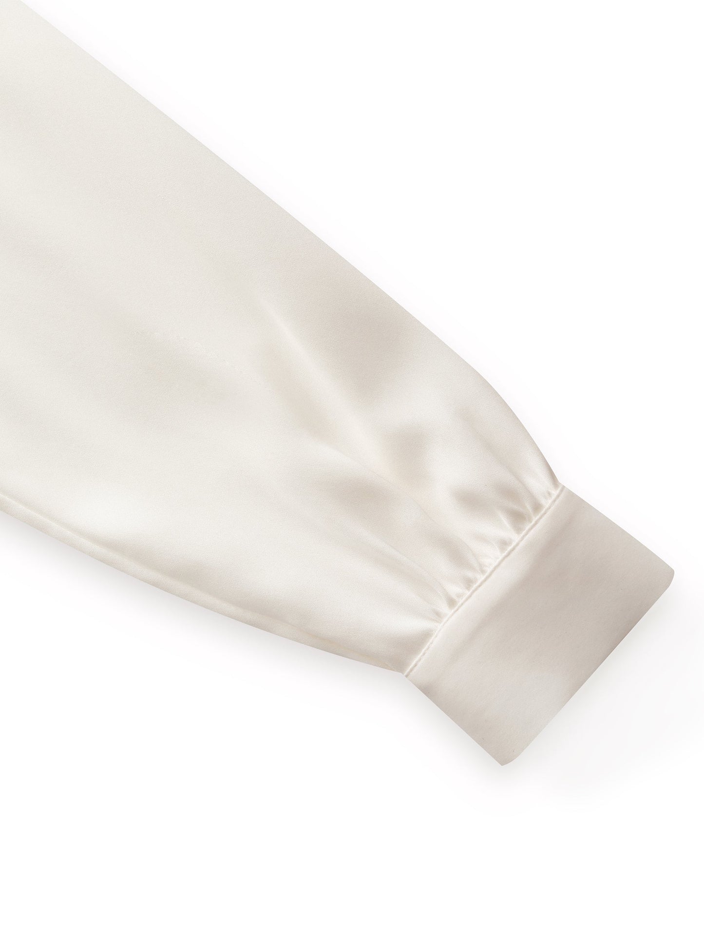 22MM Mulberry Silk Women Shirt With Detachable Bow