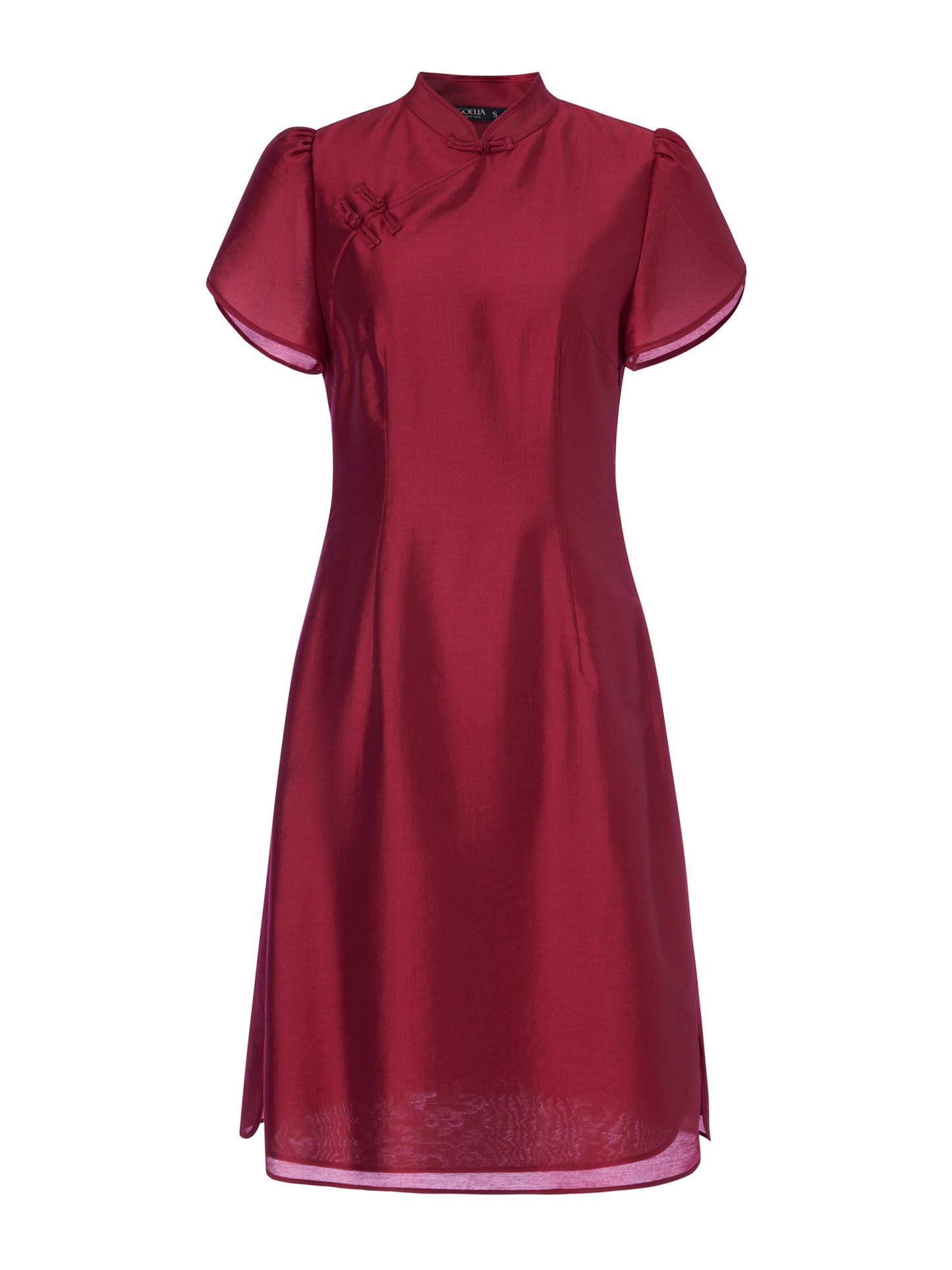 Tencel Blend Women Qipao Mini Dress