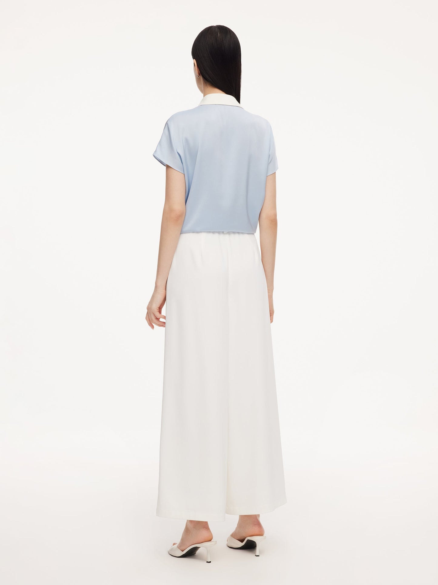 Four-Way Stretch Relaxed Ankle Length Women Pants
