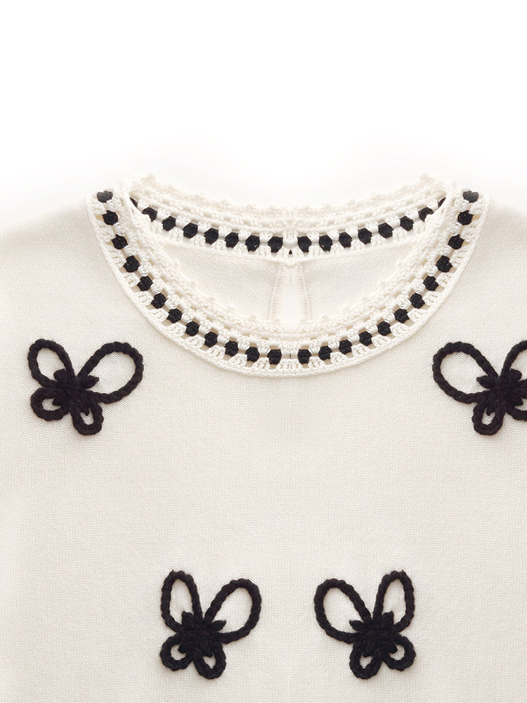 Tencel Butterfly Women Knit Top