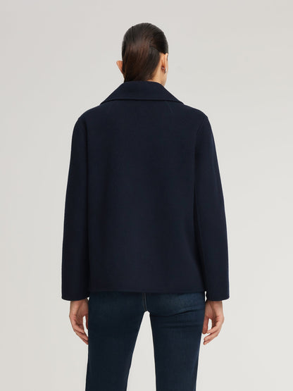 100% Wool Double-Faced Women Coat