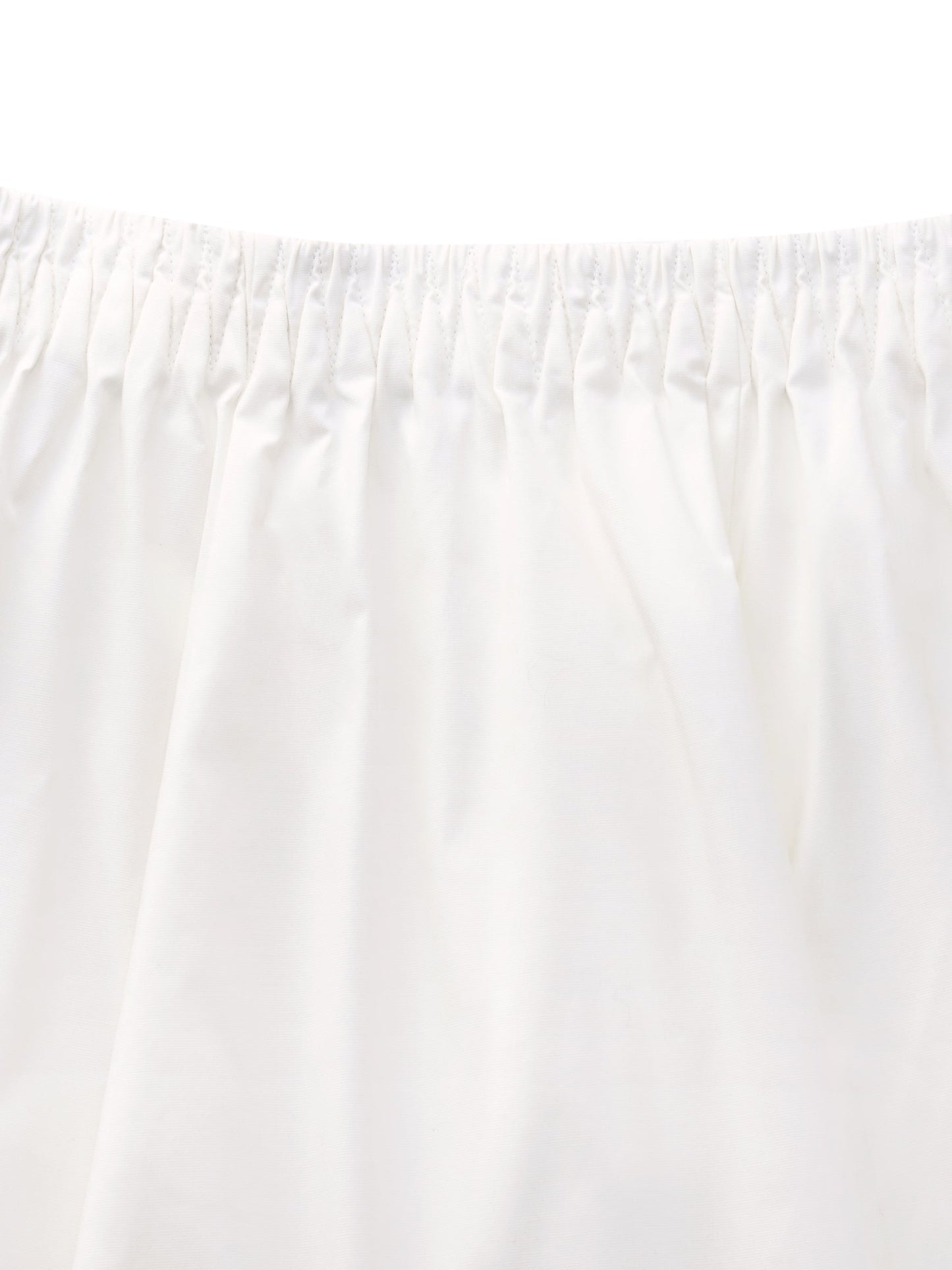 Cotton Blend Elastic Waist Women Skirt