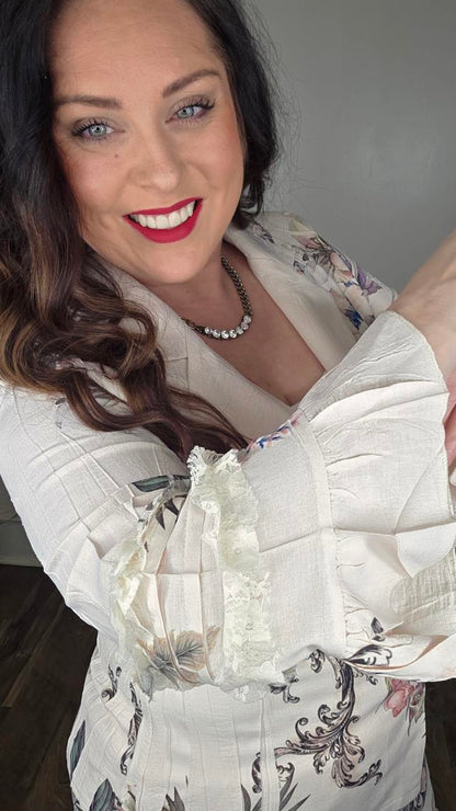 Garden Party Elegance Blazer