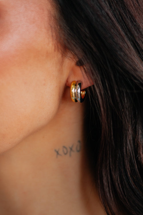 Sabine Huggie Hoop Earrings