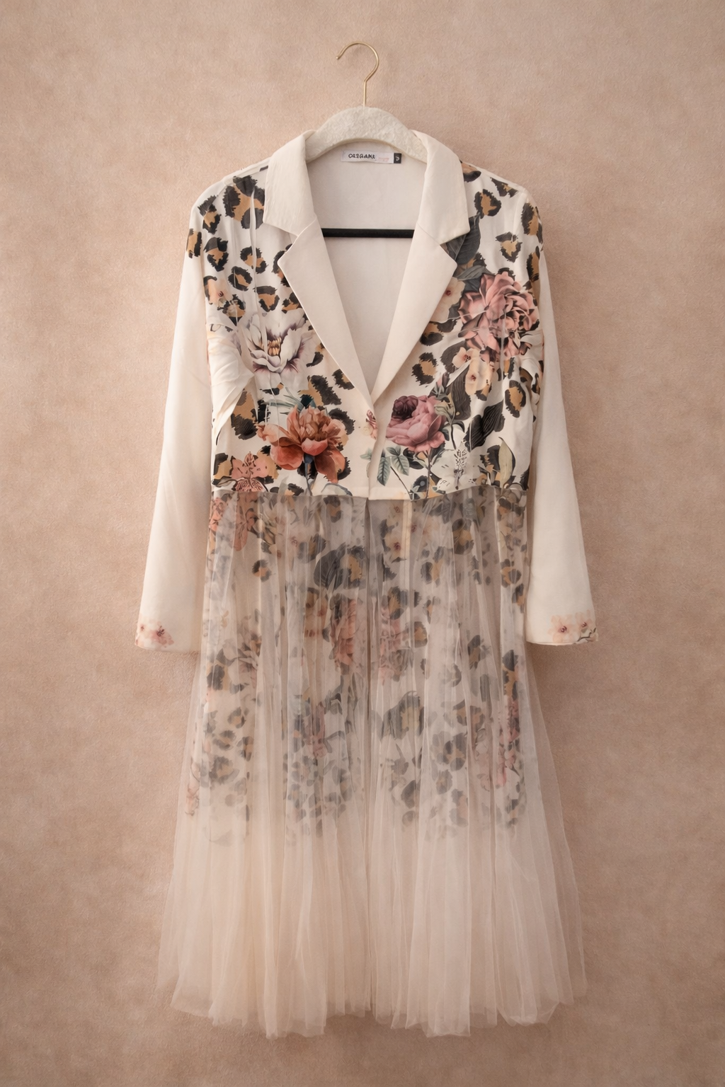 Origami - Petals & Prowl Blazer Mesh Duster