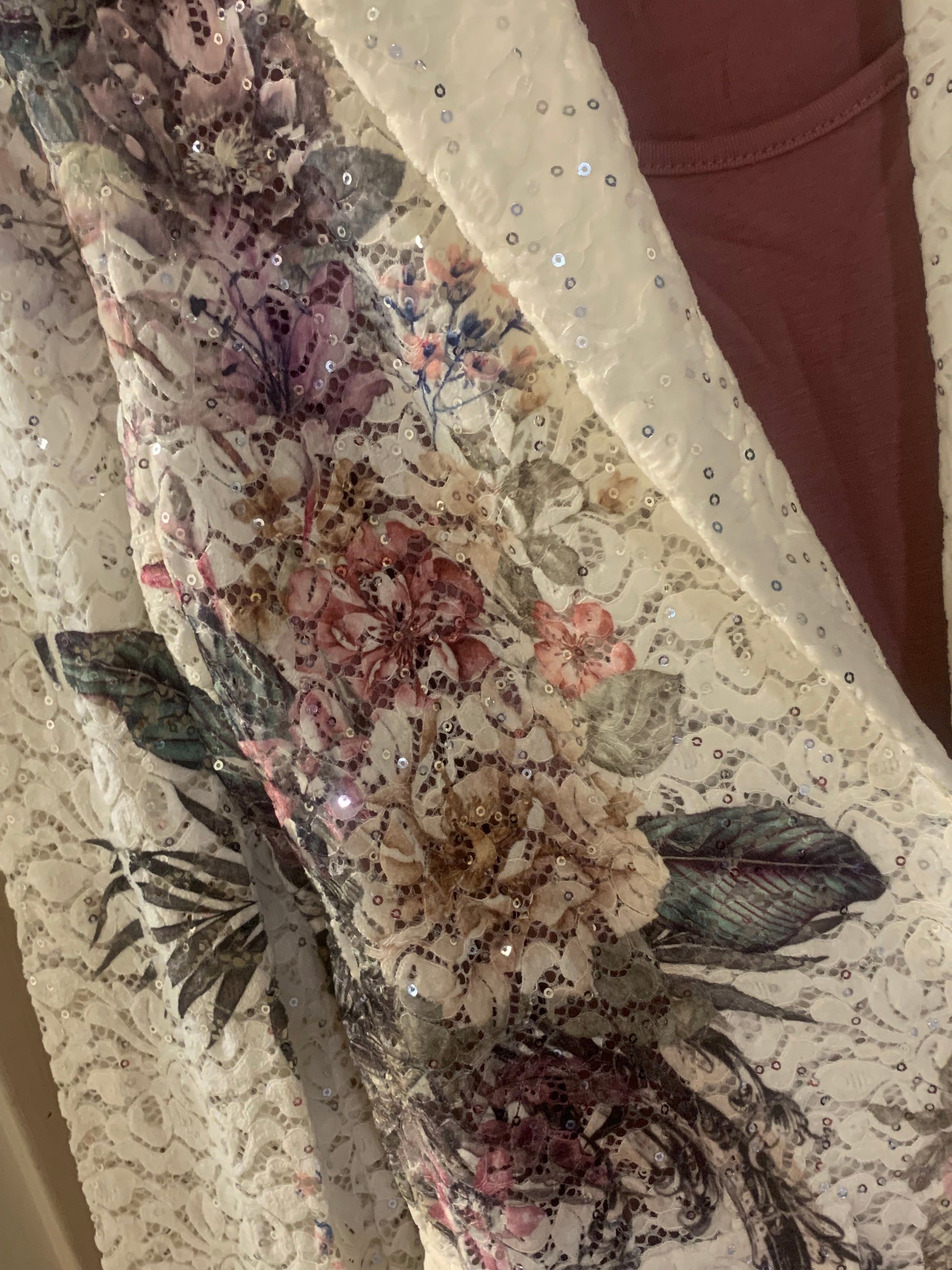 Origami - Garden Party Elegance Sparkling Sequin Blazer
