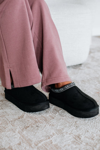 Take It Easy Platform Slippers
