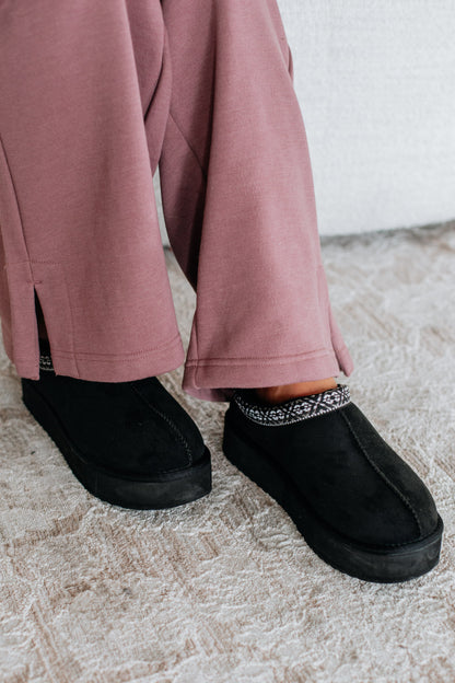 Take It Easy Platform Slippers