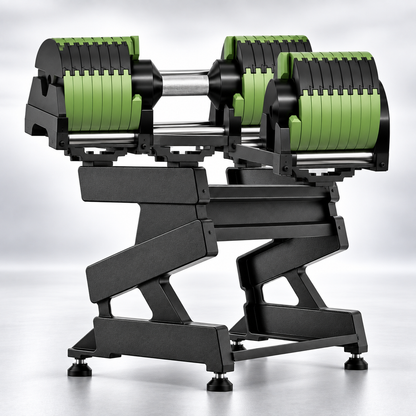 🔥 5–50KG Adjustable Dumbbell Set – Quick-Change Weights with Storage Stand for Home Gym Strength Training