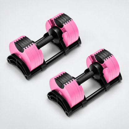 🔥 5–50KG Adjustable Dumbbell Set – Quick-Change Weights with Storage Stand for Home Gym Strength Training