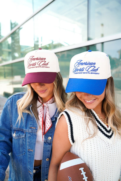 American Sports Club Vintage Trucker Hat