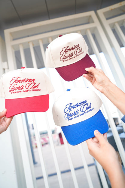 American Sports Club Vintage Trucker Hat