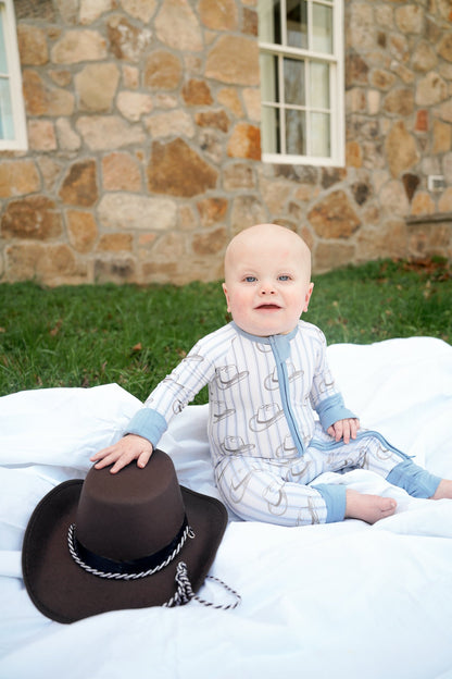 Western Blues Striped - Bamboo Sleeper