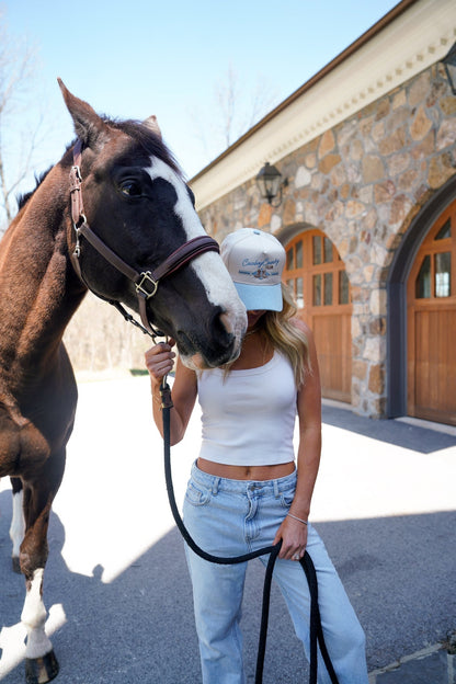 Cowboy Country Club - Denim Vintage Trucker Hat