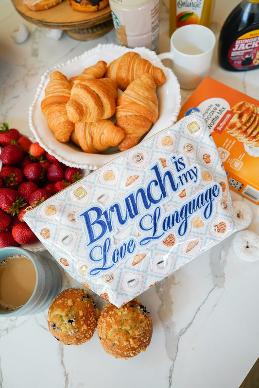 Brunch is my Love Language - Clear Coat Bag