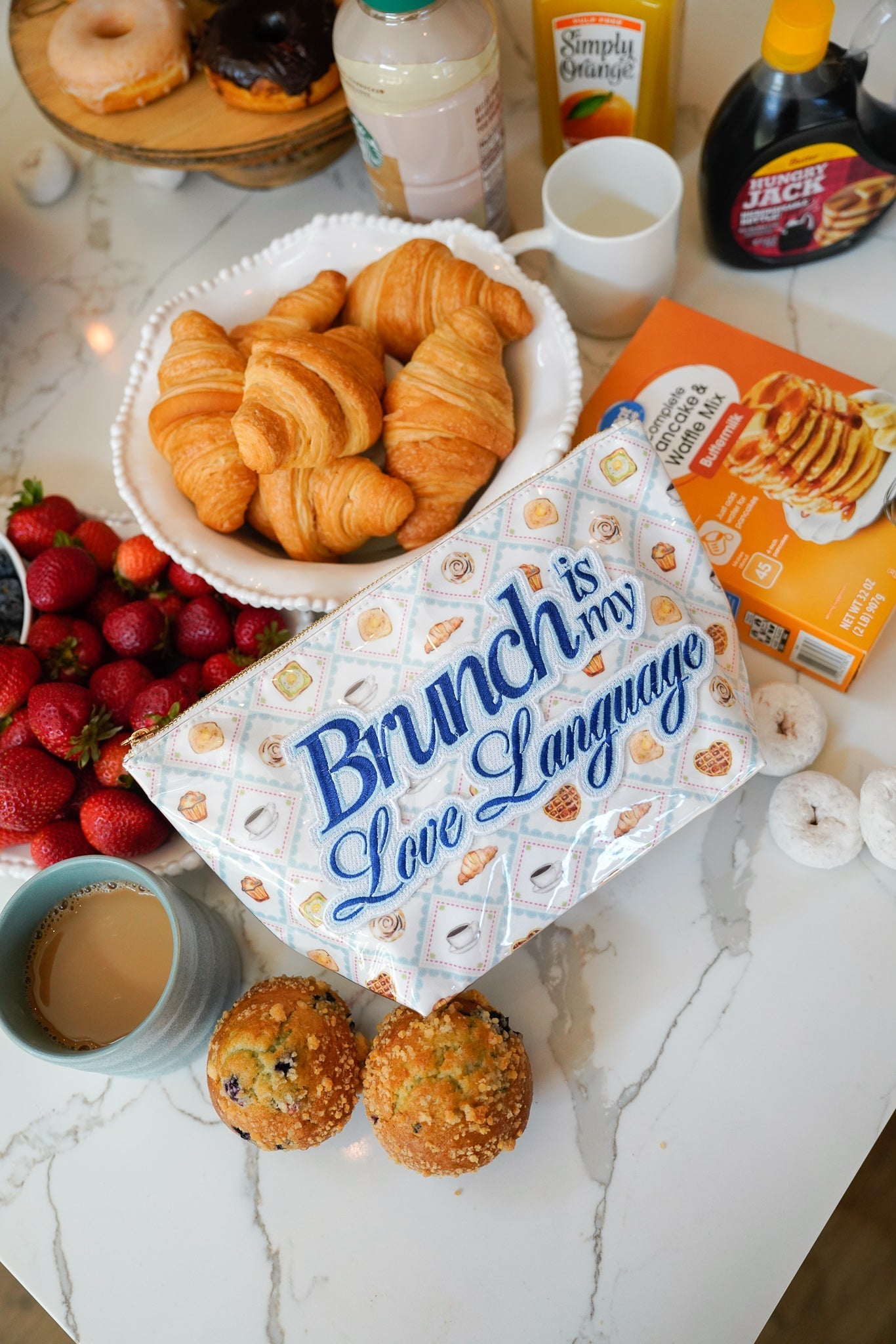 Brunch is my Love Language - Clear Coat Bag