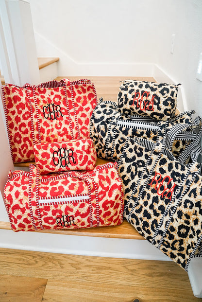 Quilted Block-Print - Leopard Collection | Customizable