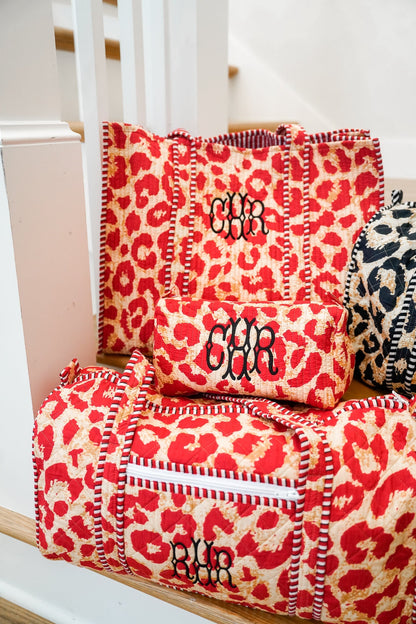 Quilted Block-Print - Leopard Collection | Customizable