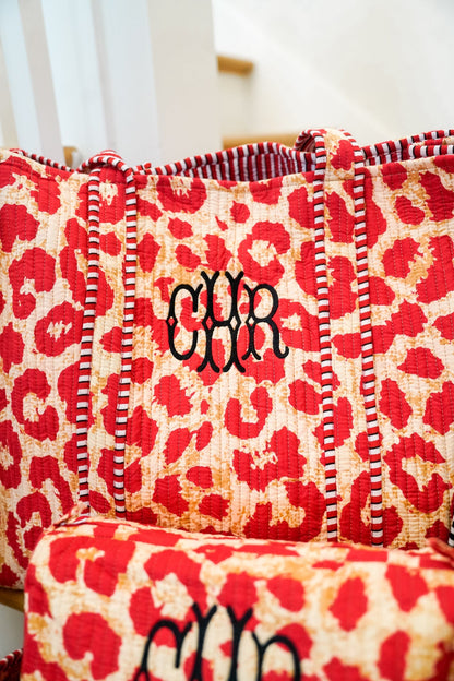 Quilted Block-Print - Leopard Collection | Customizable