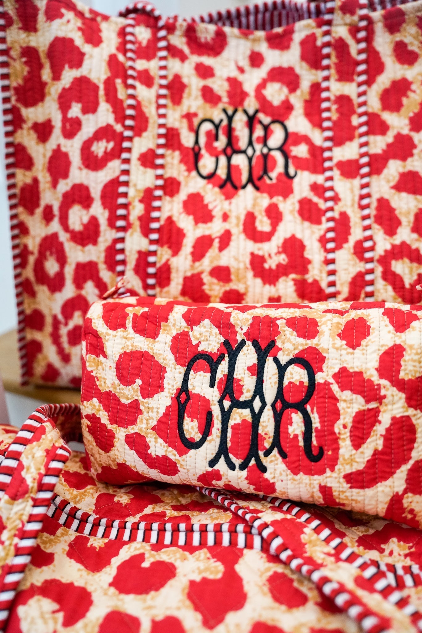Quilted Block-Print - Leopard Collection | Customizable