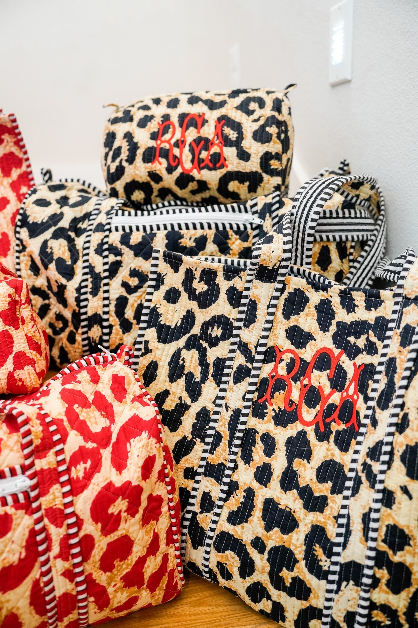 Quilted Block-Print - Leopard Collection | Customizable