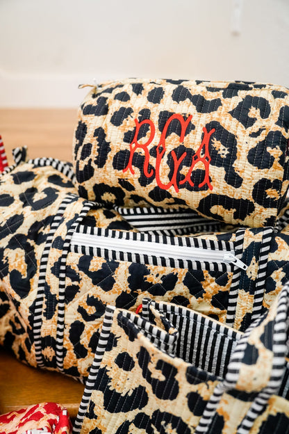 Quilted Block-Print - Leopard Collection | Customizable