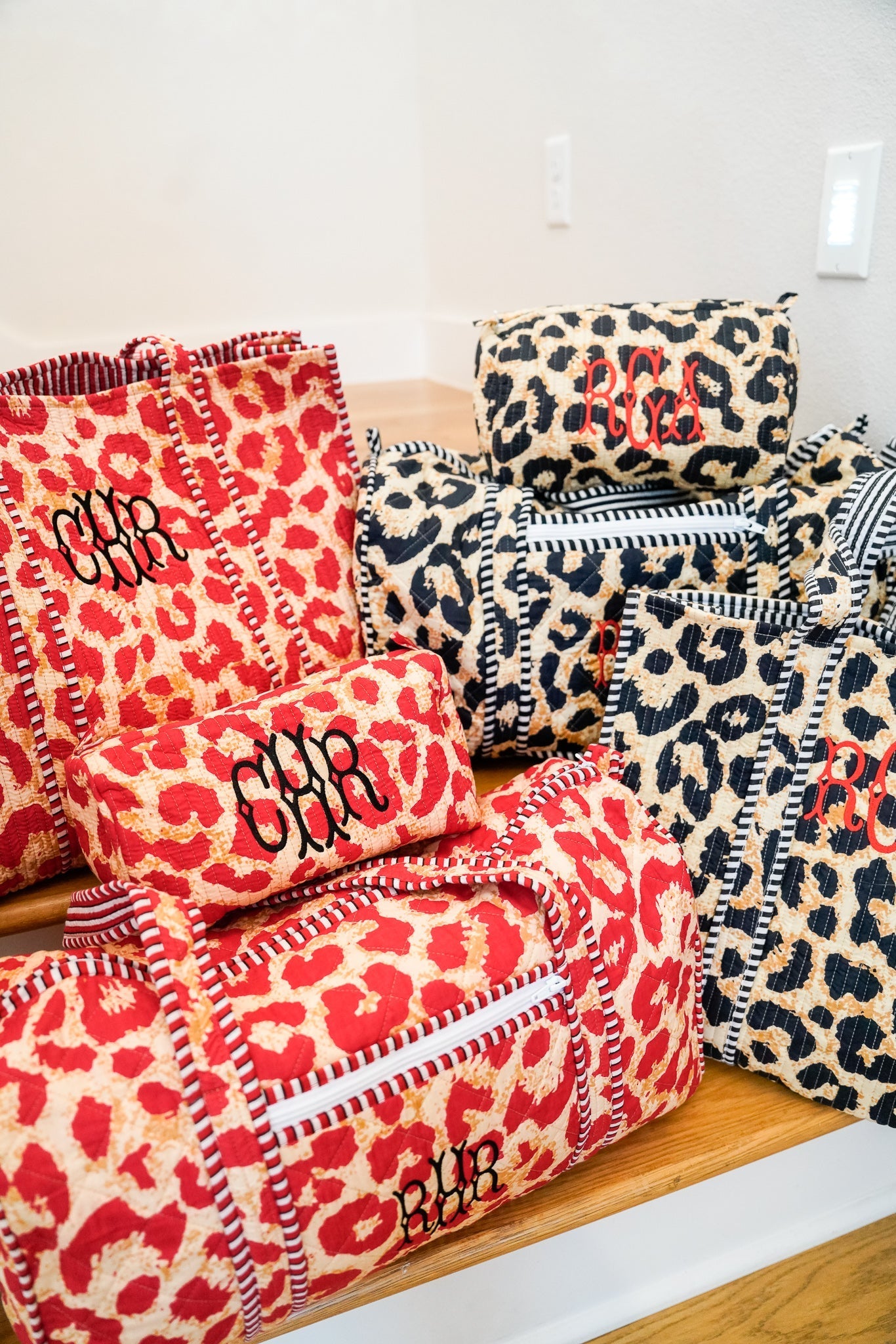 Quilted Block-Print - Leopard Collection | Customizable