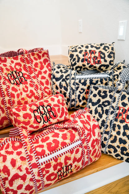 Quilted Block-Print - Leopard Collection | Customizable