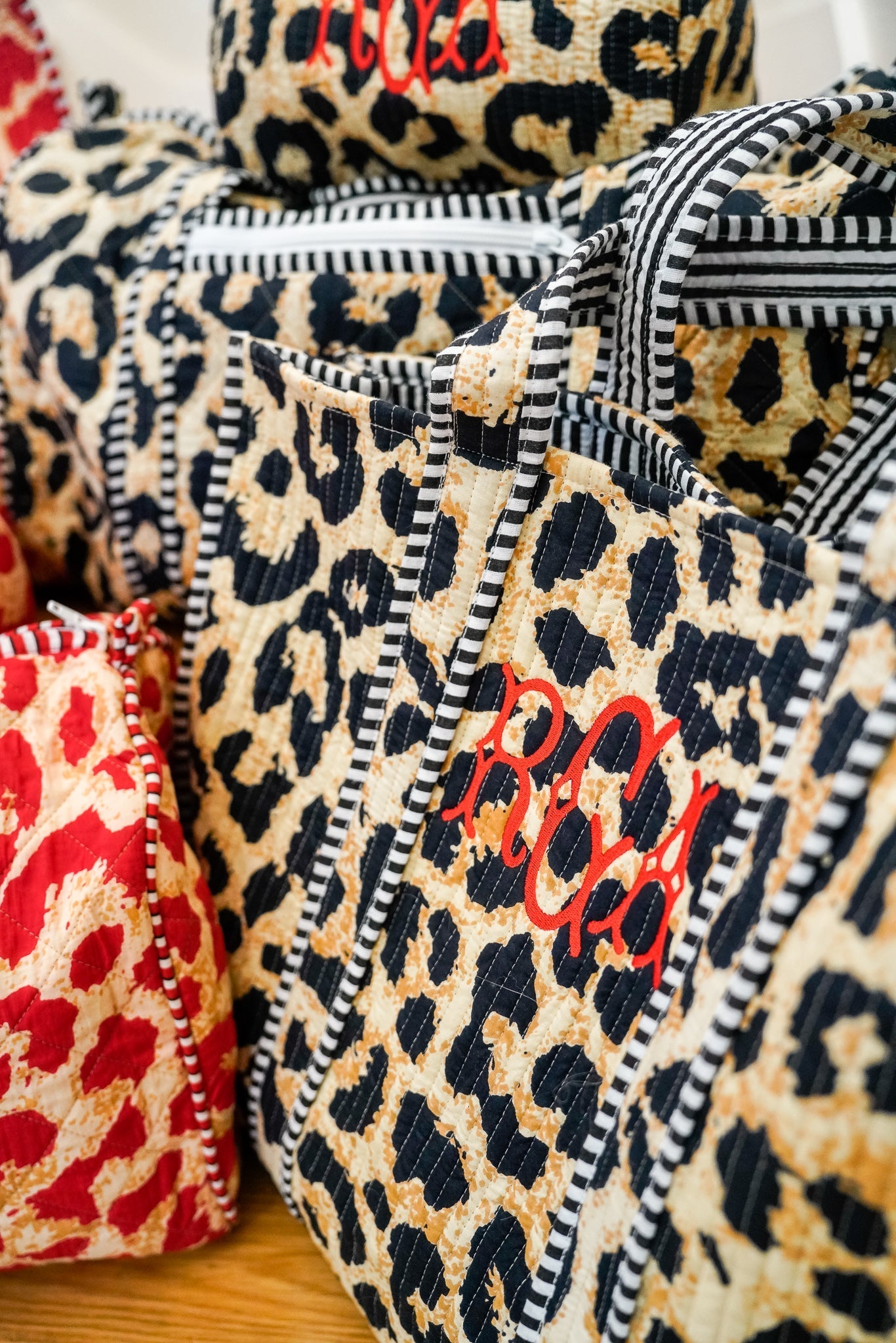Quilted Block-Print - Leopard Collection | Customizable