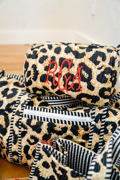 Quilted Block-Print - Leopard Collection | Customizable