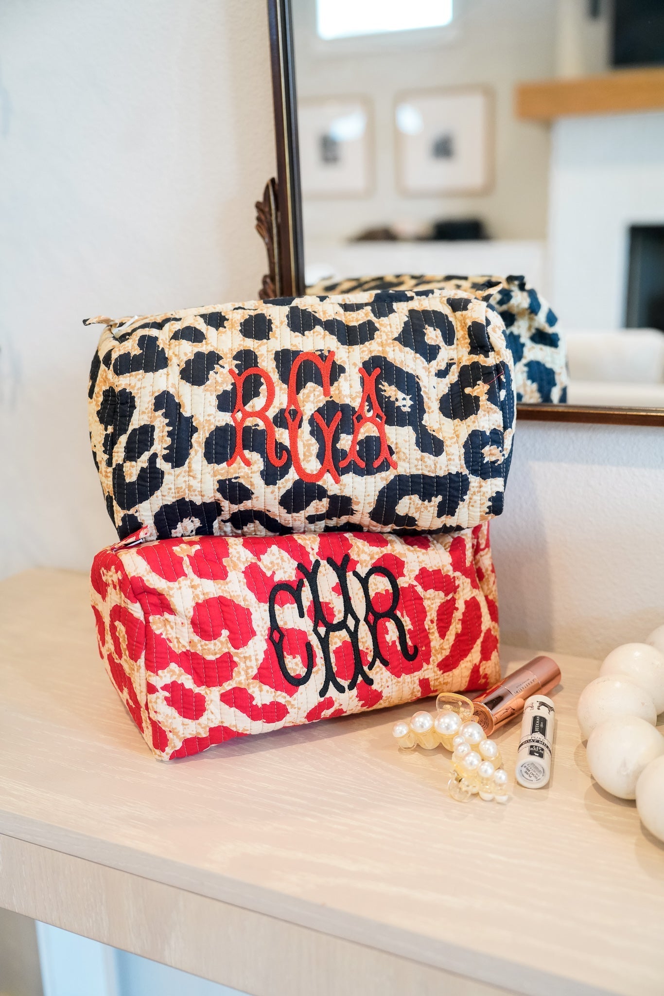Quilted Block-Print - Leopard Collection | Customizable