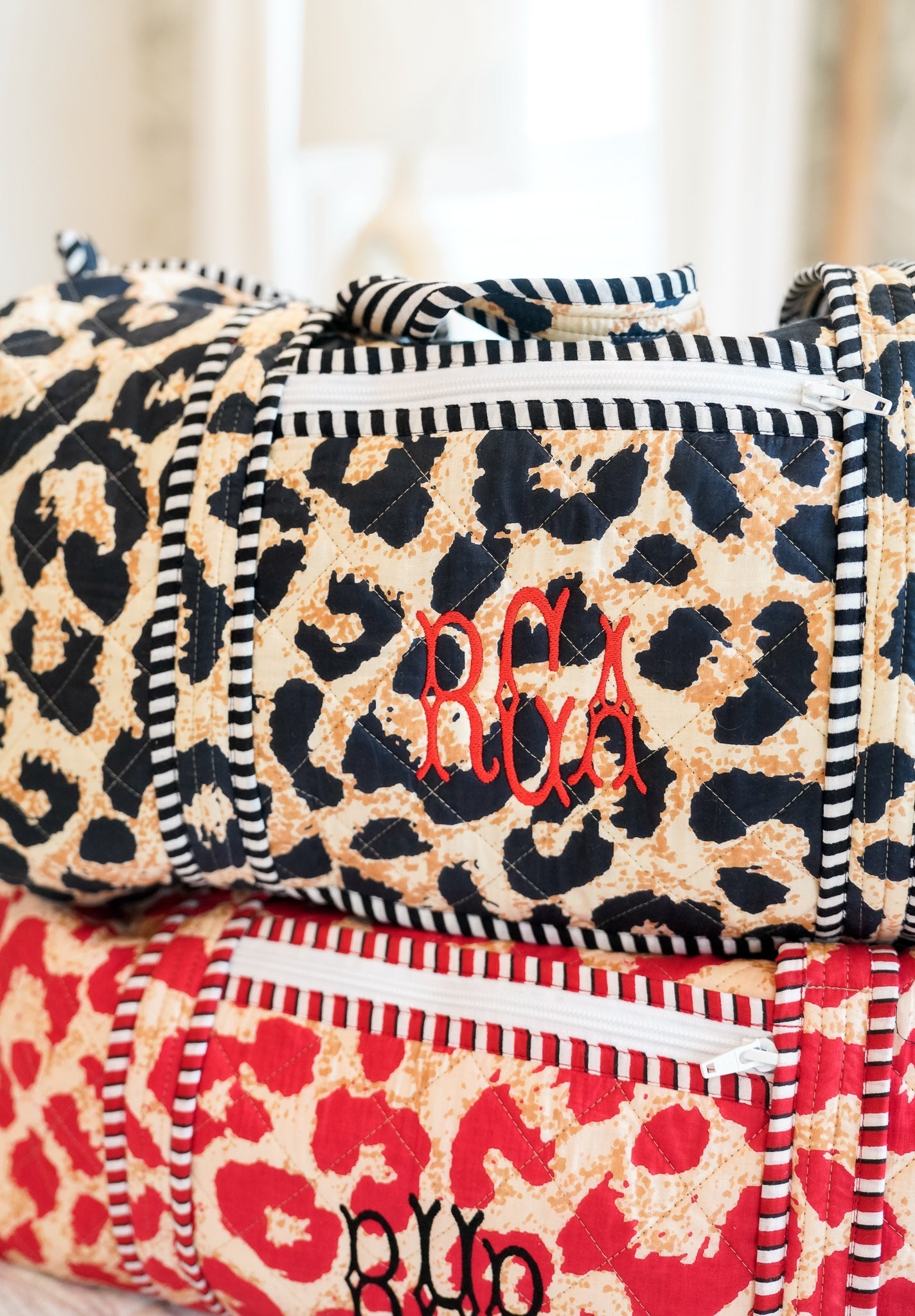 Quilted Block-Print - Leopard Collection | Customizable