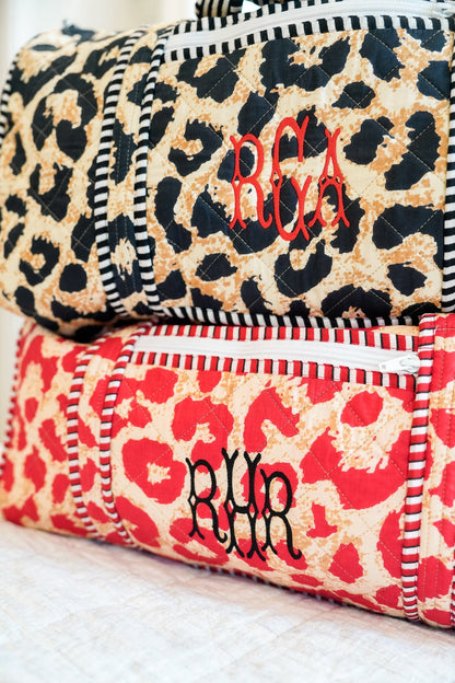 Quilted Block-Print - Leopard Collection | Customizable