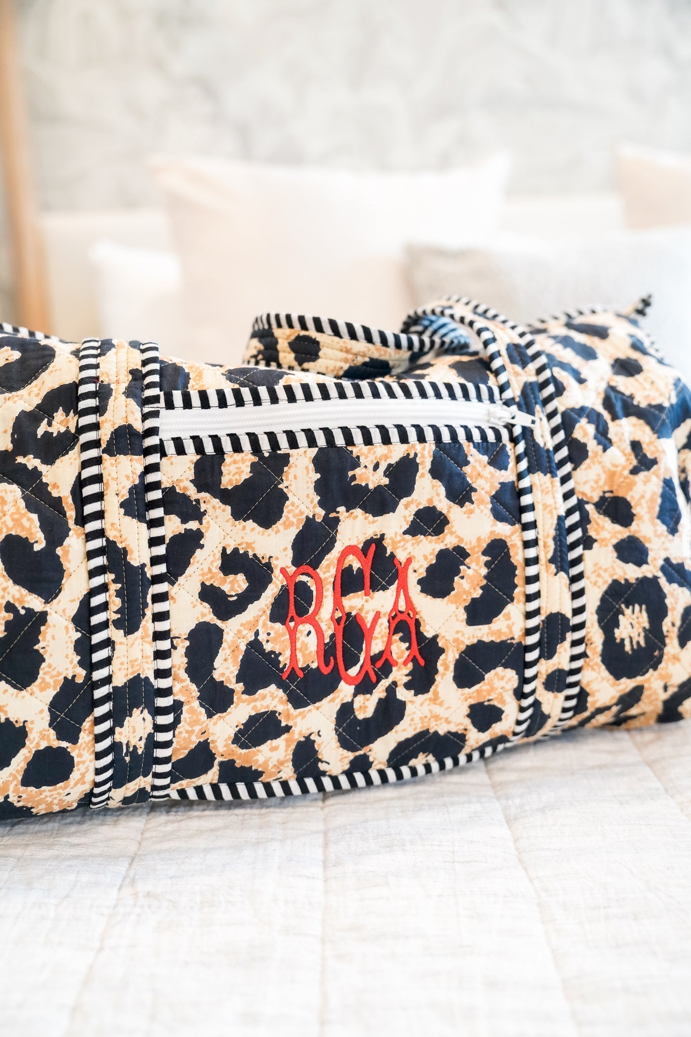 Quilted Block-Print - Leopard Collection | Customizable