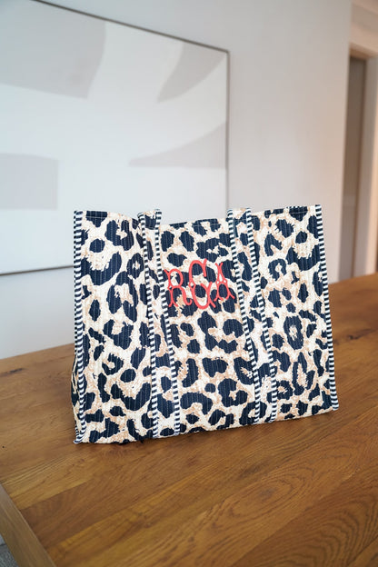 Quilted Block-Print - Leopard Collection | Customizable