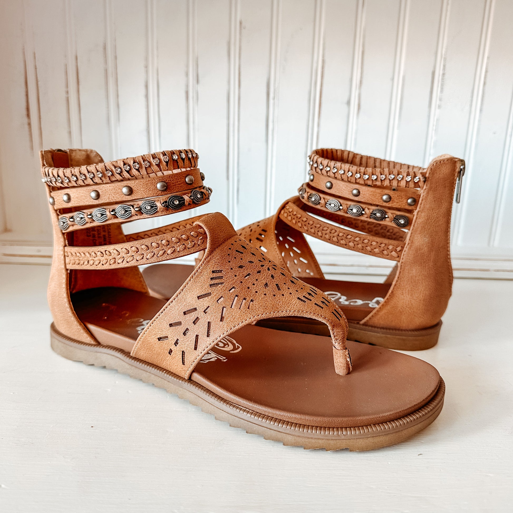 Mazey Sandal - Nude